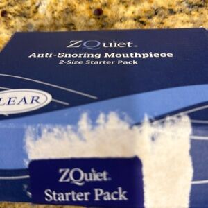 ZQuiet Original Anti Snoring Mouthpiece Comfort 2 size starter pack new